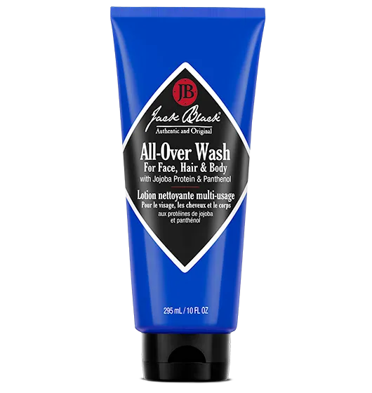 All-Over Wash for Face, Hair & Body with Jojoba Protein & Panthenol (10 oz)