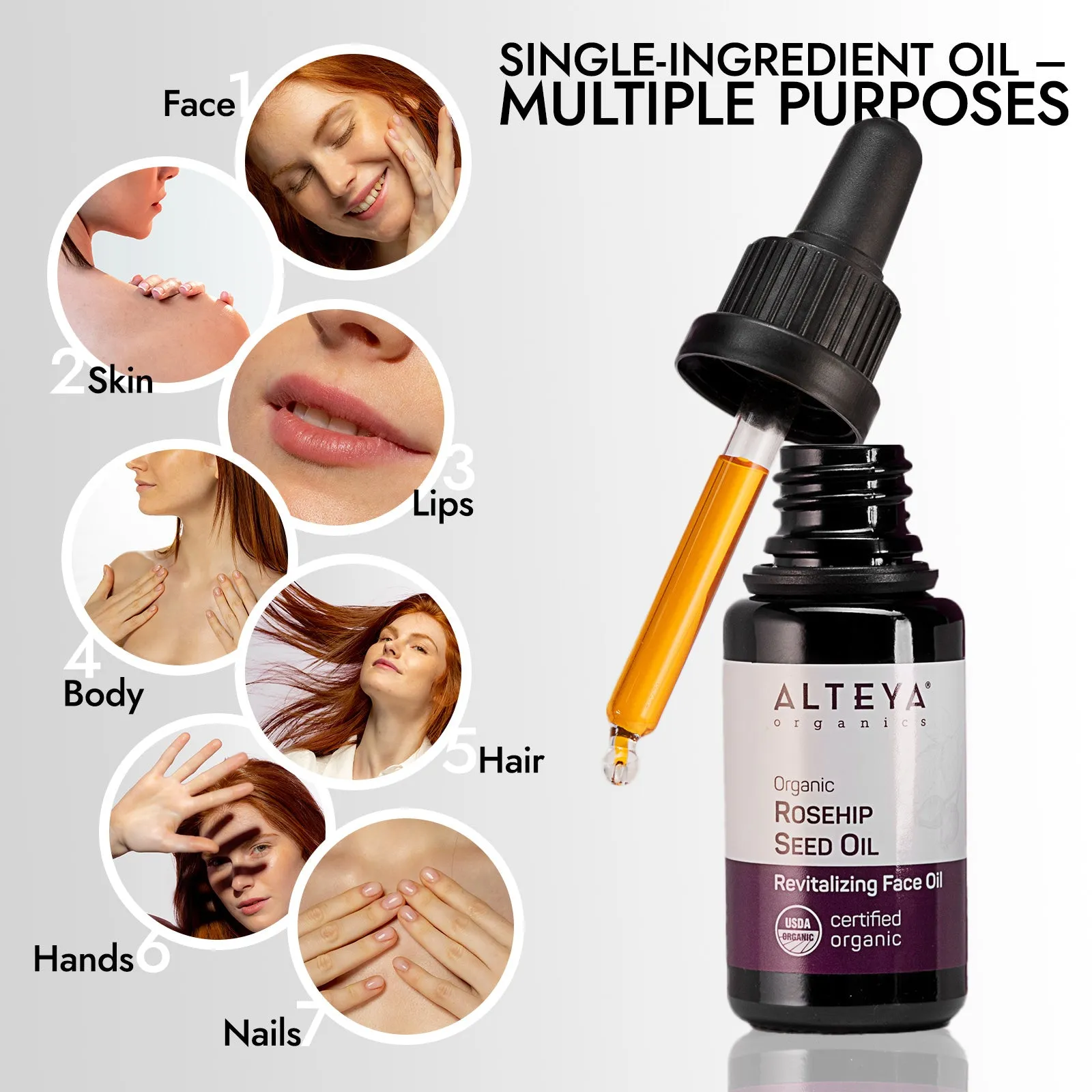 Alteya Organic Rosehip Seed Oil 20ml