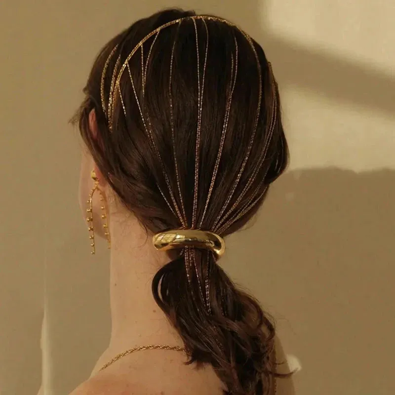 Aurora Gold Hair Cuff Set