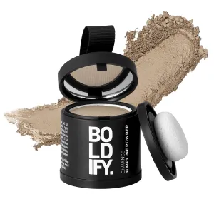 BOLDIFY Hairline Powder - Root Touch Up & Hair Loss Cover Up, Instant Gray Coverage 48-Hour Stain-Proof Hair Color Powder for Women & Men, Hair Fibers and Hair Topper Alternative (Light Blonde)