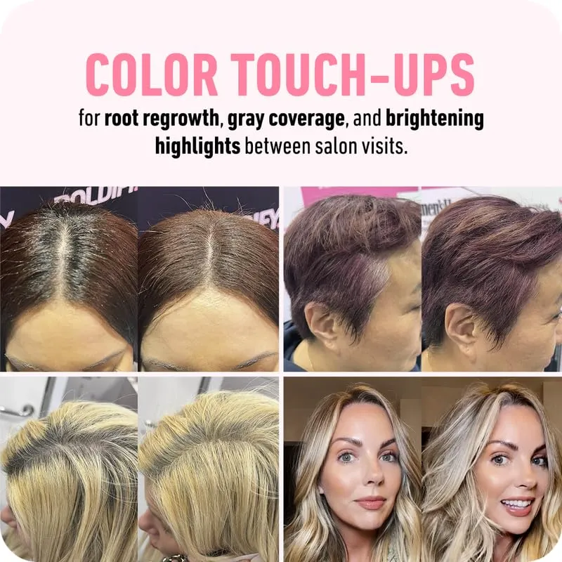 BOLDIFY Hairline Powder - Root Touch Up & Hair Loss Cover Up, Instant Gray Coverage 48-Hour Stain-Proof Hair Color Powder for Women & Men, Hair Fibers and Hair Topper Alternative (Light Blonde)