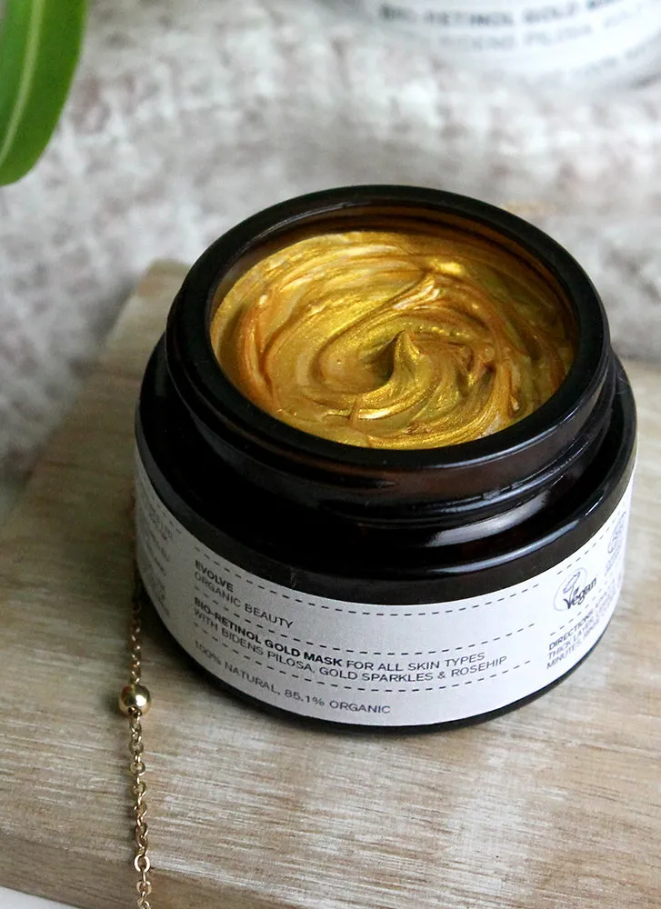Evolve Bio Retinol Gold Mask Travel