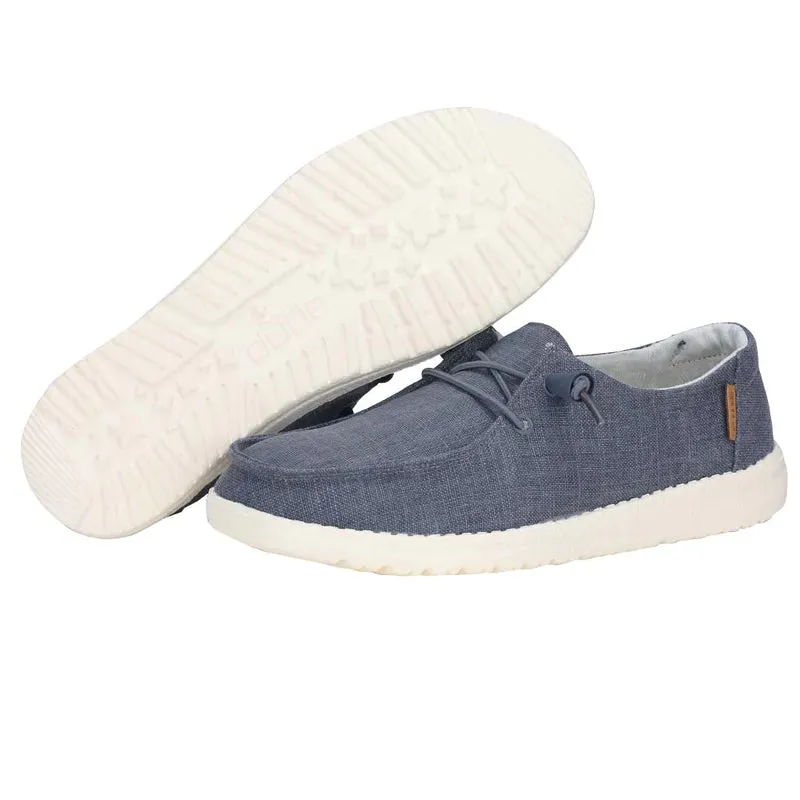 Hey Dude Wendy Chambray - Navy / White