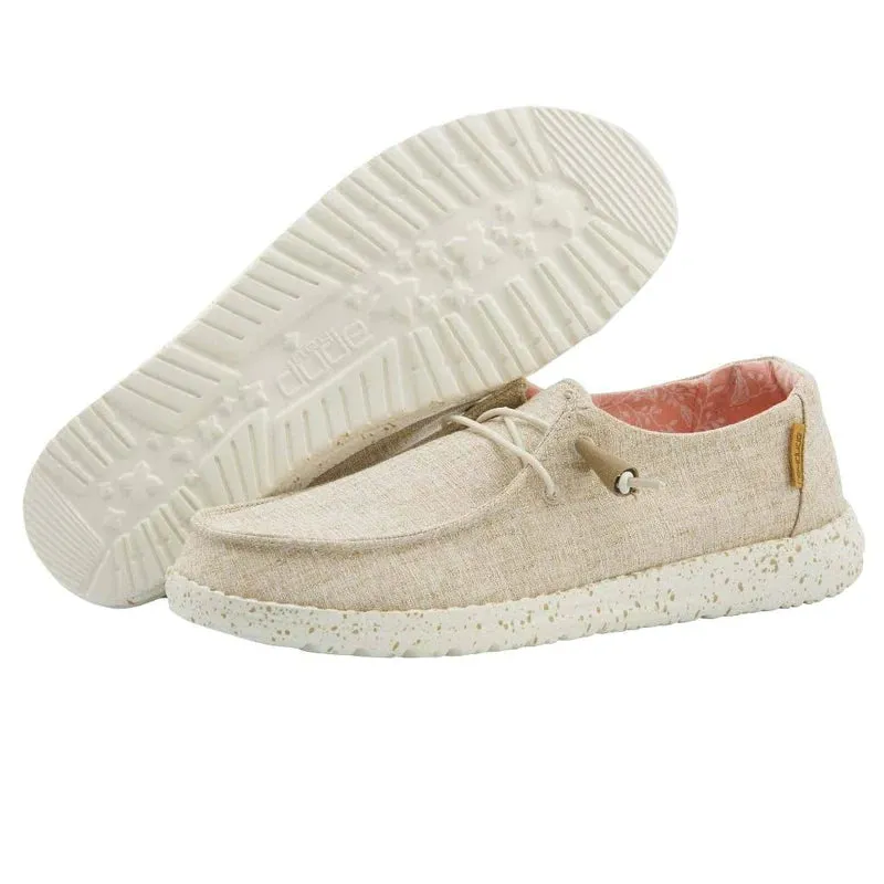 Hey Dude Wendy Chambray - White Nut