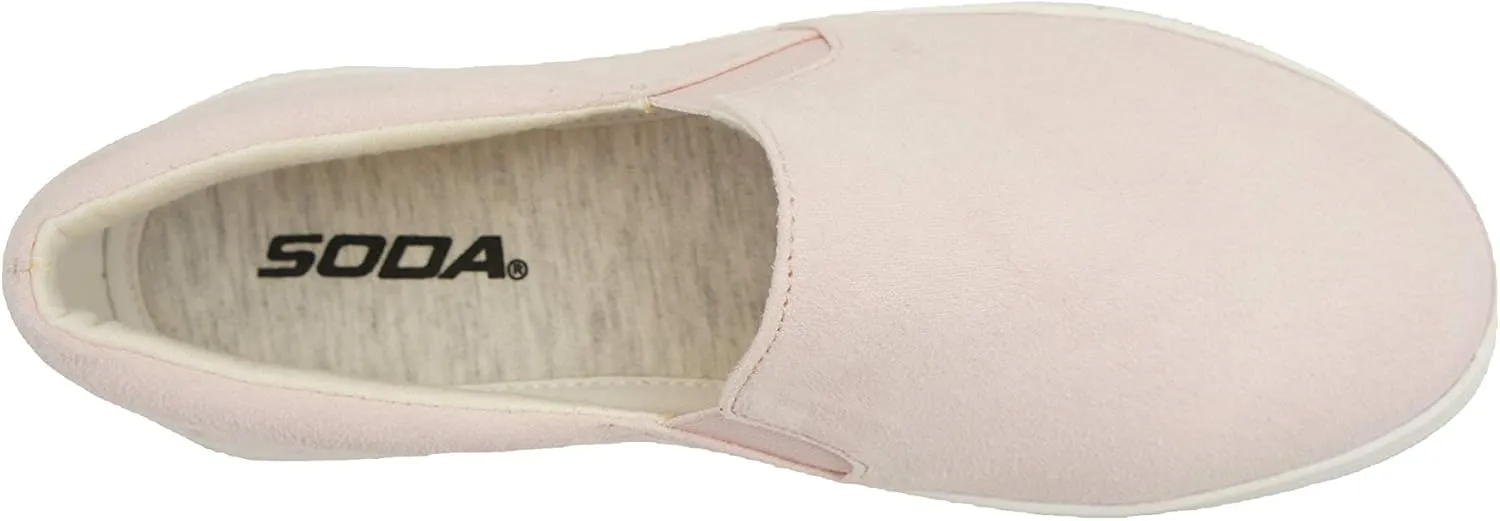 Soda TOPSHOE ave- Hike Platform Slip- On Sneaker w/Cushion Foam