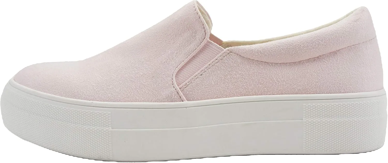 Soda TOPSHOE ave- Hike Platform Slip- On Sneaker w/Cushion Foam